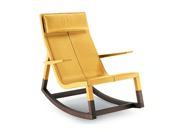 DON'DO - Rocking armchair by Poltrona Frau - view 2